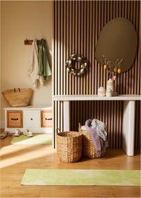 Deurmat met pastelkleuren - groen - maat 45x145 cm - bonprix