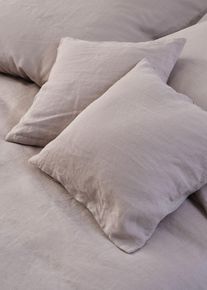 Veelzijdige linnen plaid van hooge kwaliteit - beige - maat 210x140 cm - linnen - bonprix