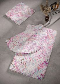 Badmat met memory foam - roze - maat 6 (badmat 80/150 cm) - bonprix