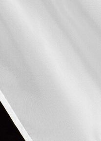 Effen valletje - wit - maat 60incl. lussenx120 cm - bonprix