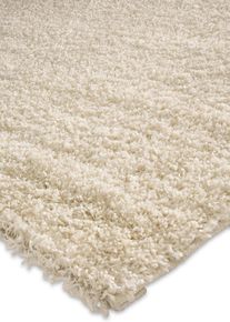 Hoogpolig vloerkleed - beige - maat 60x100 cm - bonprix