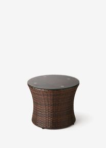 Tuintafel en loungestoelen (3-dlg. tuinset) - bruin - maat Onesize - bonprix