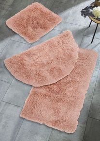 Badmat met synthetische vacht en memory foam - grijs - maat 80x140 cm - bonprix
