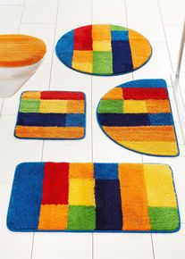 Badset met kleurrijk design - rood - maat 45x50 cm - bonprix