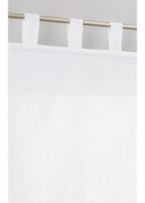 Vouwgordijn met gehaakte rand - wit - maat 2 (h/b: 140/60 cm) - bonprix