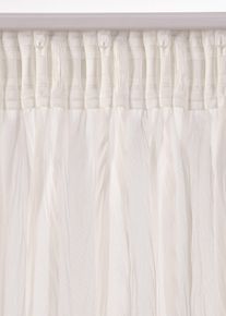 Gordijn met kleurverloop in crushed look (1 stuk) - blauw - maat 145x135 cm - bonprix