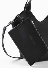 Kleine shopper - zwart - maat 20x14 cm - bonprix