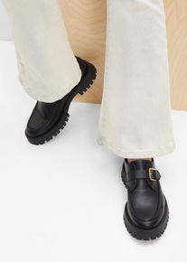 Loafers - zwart - maat 38 - vegan - bonprix
