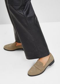 Loafers - groen - maat 40 - vegan - bonprix