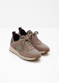 Leren sneakers van Rieker - bruin - maat 45 - bonprix