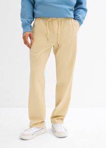 Loose fit chino stretch instapbroek straight - beige - maat 56 - bonprix