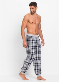 Pyjamabroek van jersey - grijs - maat 60/62 (XXL) - met katoen - bonprix