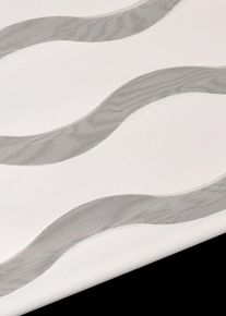 Duo rolgordijn met golven - wit - maat 150x60 cm - bonprix