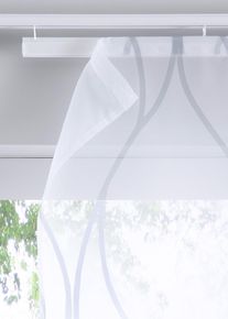Paneelgordijn met print (1 stuk) - wit - maat 225x57 cm - bonprix