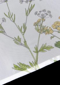 Valletje met print - groen - maat 30incl. lussenx120 cm - bonprix