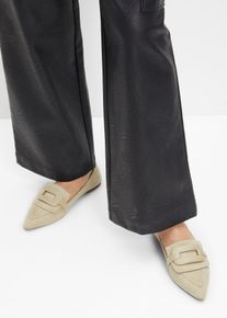 Loafers - groen - maat 40 - vegan - bonprix