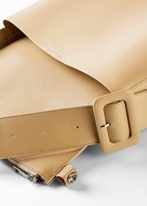 Shopper - beige - maat 32x34 cm - bonprix