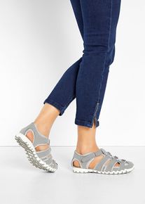 Sandalen - grijs - maat 41 - bonprix