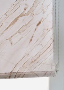 Gedessineerd rolgordijn - beige - maat 150x50 cm - bonprix