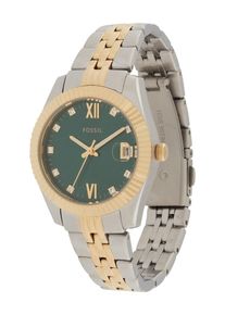 Fossil Uhr 'SCARLETTE' Damen gold / grün / silber Größe One Size