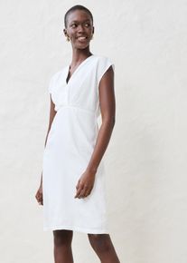 Etuikleid aus reinem Leinen, wei&szlig;, Gr&ouml;&szlig;e 50, Leinen, bonprix