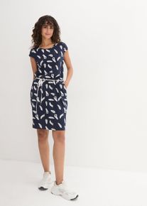 Shirtkleid, blau, Größe 40/42 (M), mit Baumwolle, bonprix