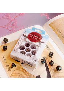 Japanese - Deep Night Firefly Set di Dadi 7pz