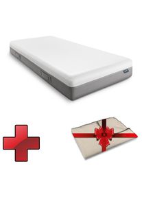 Sleezzz Premium viszkoelasztikus matrac 90 x 200 cm, magasság 20 cm, szilárdsági szint H2/H3, megfordítható fogantyúkkal + Sleezzz Smart kényelmes...