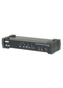 Aten 4 portos USB 3.0 4K DisplayPort MST KVMP-kapcsoló - CS1924M-AT-G