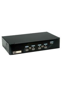ROLINE KVM-kapcsoló, 4 PC, DisplayPort, USB - 14.01.3329
