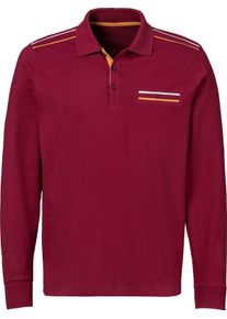Heren Poloshirt donkerrood Maat 44/46