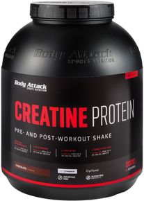 Body Attack Sports Nutrition Body Attack Creatine Protein, 2000 g Dose, Vanilla
