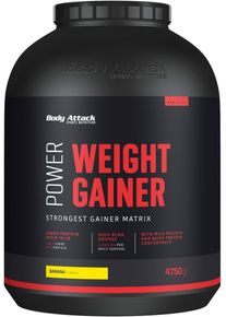Body Attack Sports Nutrition Body Attack Power Weight Gainer, 4750 g Dose, Banana