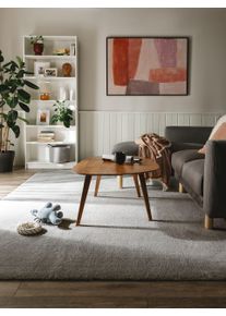 benuta Nest Tapis shaggy à poils longs lavable Melvin Gris clair 80x150 cm - Tapis doux pour salon