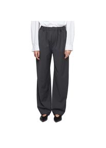 Drykorn RUSTLE Geplooide broek in bi-stretch in zwart, maat 26x34
