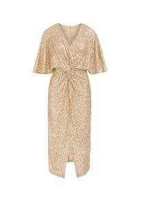 WE Fashion Dames Jurk goud 40
