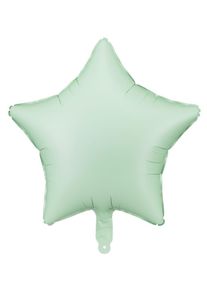 partydeco Folieballong mintgrön stjärna 48cm