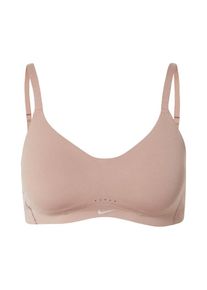 Nike Sport-BH 'ALATE MINIMALIST' Damen nude / hellgrau Größe S