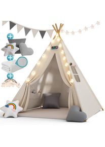 Spielwerk Tipi Speeltent Wit 160x130x130cm