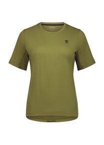 Mons Royale Women's Tarn Merino Shift Tee Cycling jersey Women (M, olive)