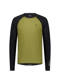 Mons Royale Tarn Merino Bike Wind Jersey Cycling jersey Men (XXL, olive/black)