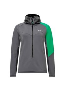 Salewa Womens NXT Hybrid 1/2 Zip Tee Trui met capuchon Dames (40 |grijs)