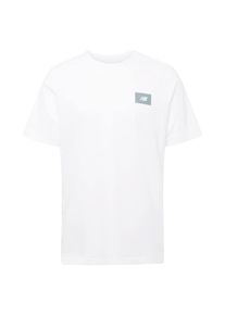 New Balance Heren Shirt 'Essentials' grafiet / wit M