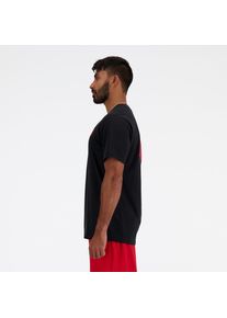 New Balance Heren Shirt 'Essentials' rood / zwart / wit S