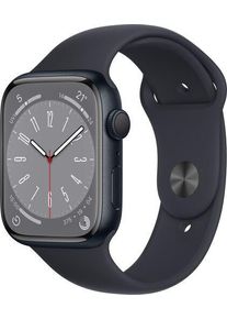 Apple Watch Series 8 Aluminum 45 mm (2022) | GPS | Midnight | Sport Band Midnight S/M