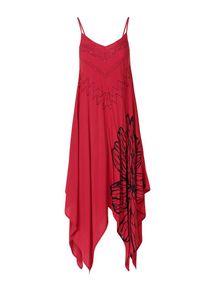KOROSHI Sommerkleid Damen rot Größe 38