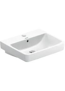 Waschtisch Duravit No. 1 550 x 175 x 460 mm, mit Überlauf, 1 Hahnloch, weiß - 2375550000