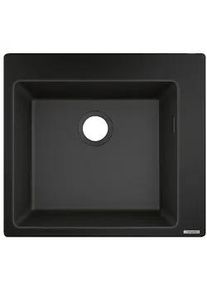 Einbauspüle Hansgrohe 450 S510-F450 Becken 450 x 400 mm, graphitschwarz - 43312170