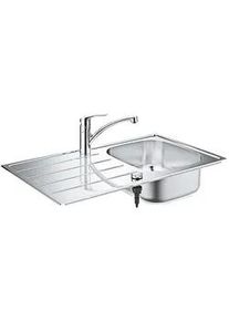 Spülen-Bundle Grohe Eurosmart Edelstahlspüle K200 & Spültischmischer Eurosmart - 31565SD1