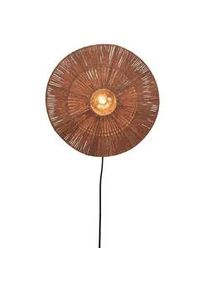 Good & Mojo Wandleuchte , Naturfarben , 12x40x40 cm , LED-Leuchtmittel austauschbar , Lampen & Leuchten, Innenbeleuchtung, Spots & Strahler, Wandstrahler